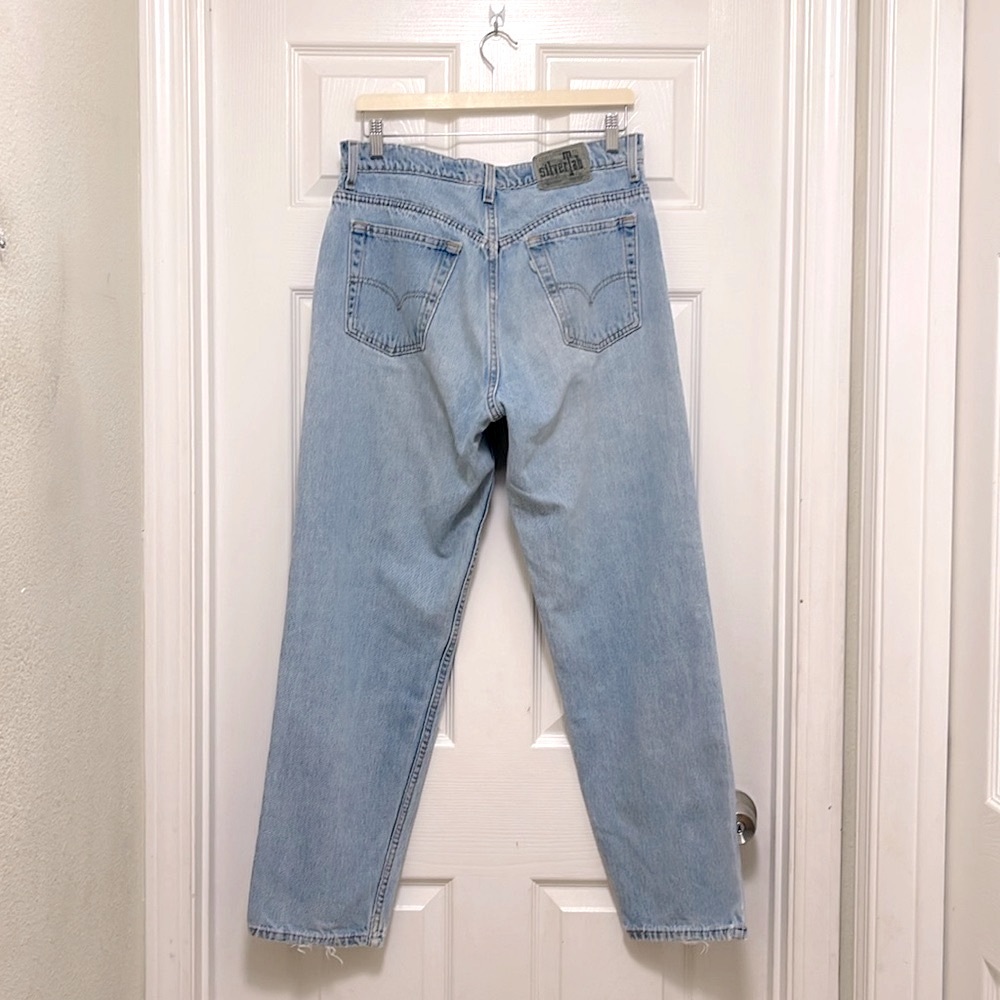 Vintage 90s Levi's Silvertab Loose 664 Denim Jeans - Picture 5 of 9